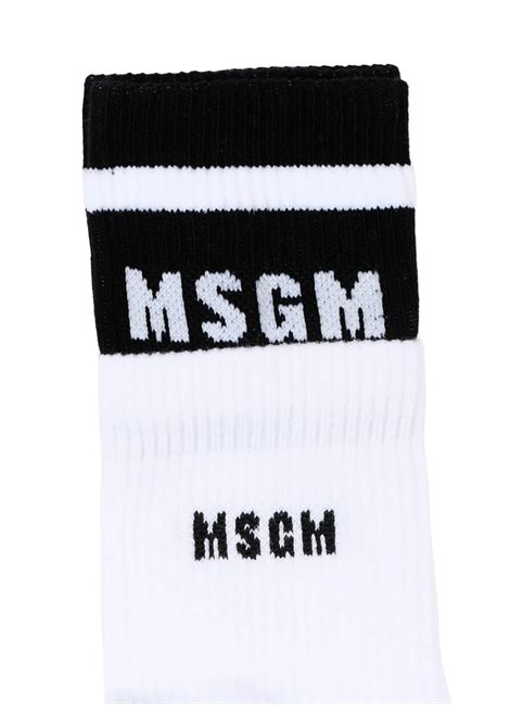 Calzini con logo MSGM KIDS | S6MSJUSO231001/01